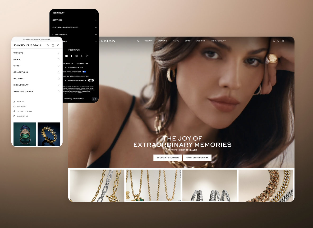 Protected: David Yurman / Site Redesign
