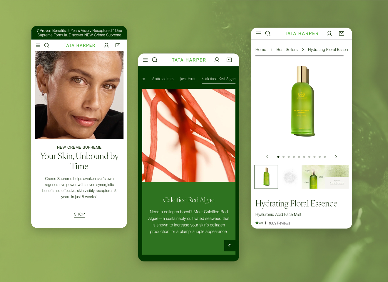 Protected: Tata Harper / Site Redesign